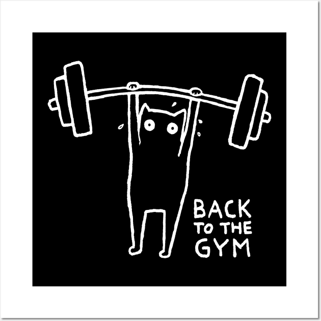 BACK TO THE GYM Wall Art by FoxShiver